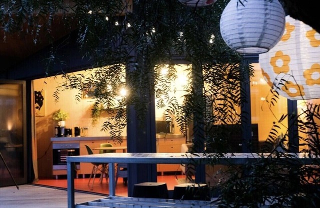 Stylish Pool House