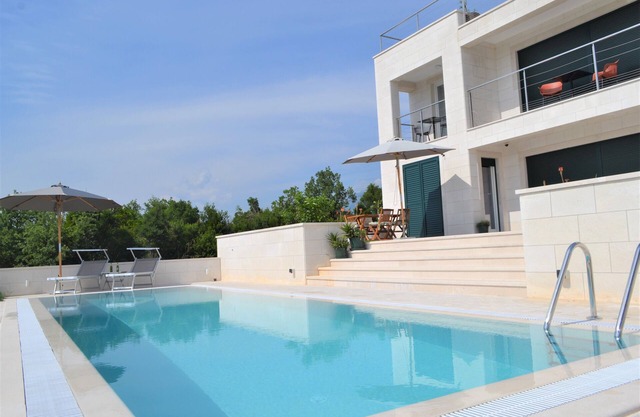 Stylish villa with a pool