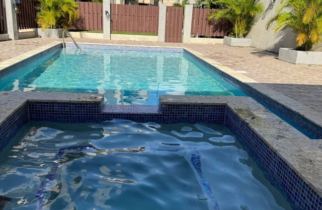 Stylist Hideaway with Modern Living plus Poolside Relaxation.