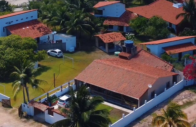 Suede house on the sea
