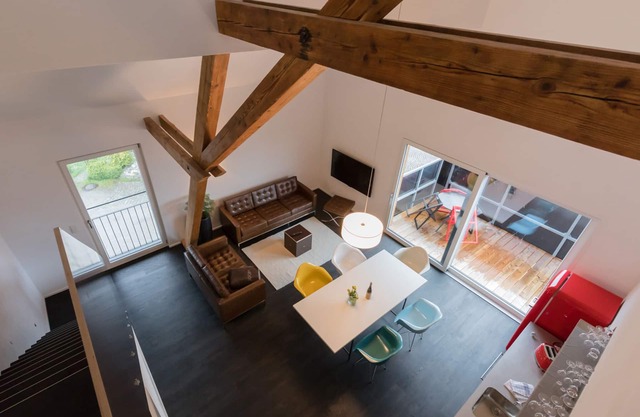 Suite 2, bis 4 Personen und Kleinkind, Balkon, Maisonette, 90m²