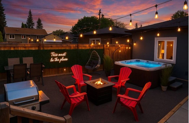 Summer Haven-HotTub-FireTable-King Bed-BBQ-Sleeps8