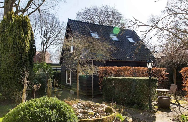 Summer house near village, forest and dune