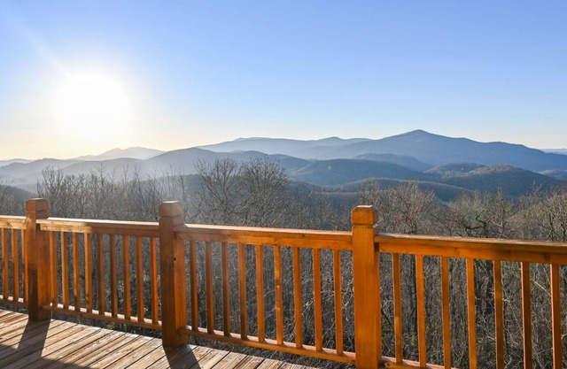 Summit Lodge - 180 degree views, hot tub, close to all area attractions, luxury gated community!