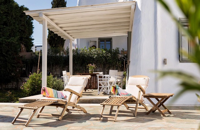SUN DROP II with garden, on Drios Beach - Paros