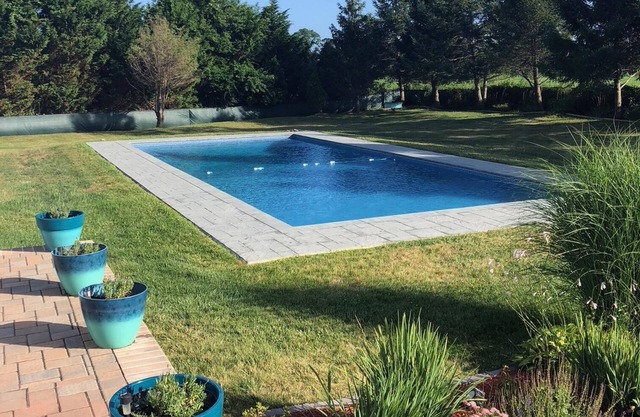 Sunny Breezy Beach House With Huge Pool Overlooking Fields
