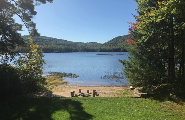 Sunny Waterfront House on Big Pea Pond w/Private Sandy Beach
