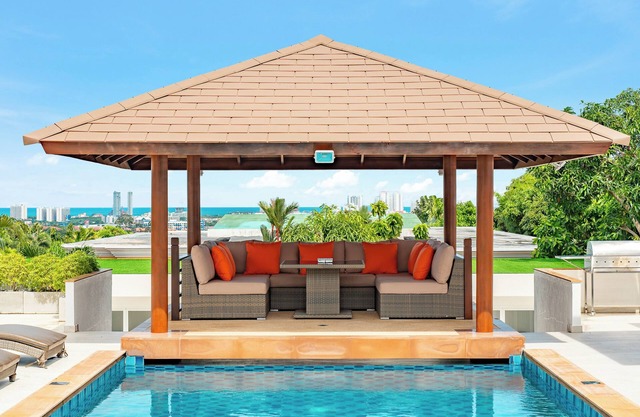 Sunset View Pool Villa 7BR/Sauna/Billiard/Dart Game/BBQ