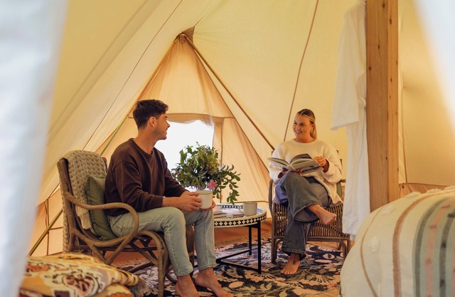 Supa Luxe - Glamping at Mirador Springs Retreat - just 90 mins from Melbourne
