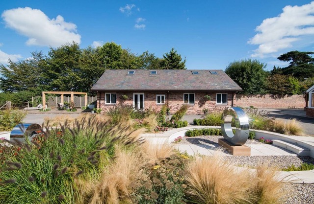 Super spacious barn conversion with Log fire and hot tub