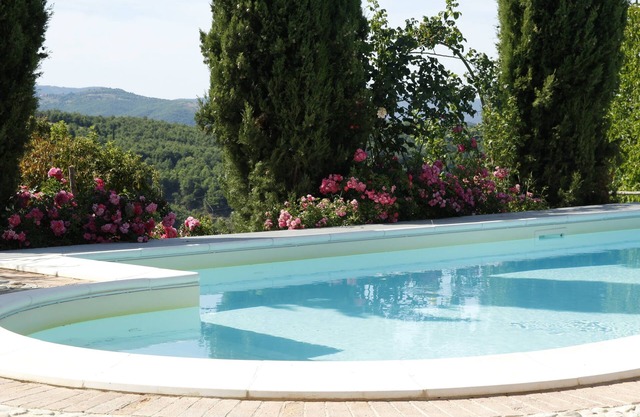 Superb villa with period furniture, large rose garden and private swimming pool