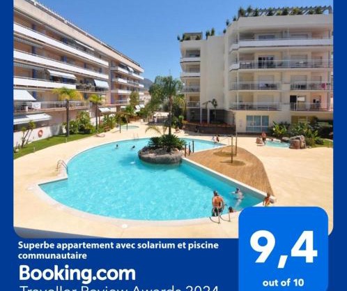 Superbe appartement avec solarium et piscine communautaire