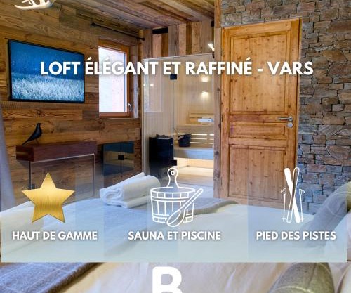 Superbe duplex sauna piscine Vars - pied des pistes