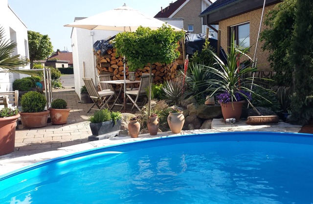 Svens apartment 45 sqm for 2 persons with pool and palm garden