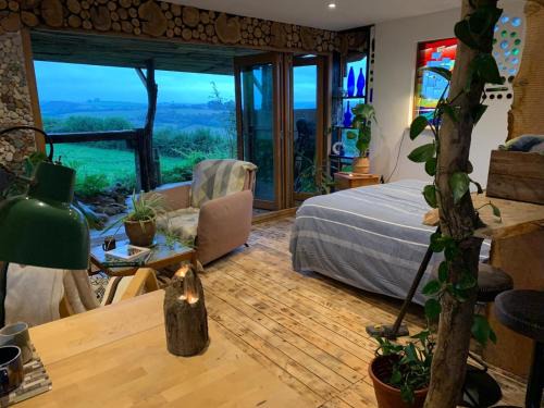 Swiss valley retreat cabin hot tub and therapies