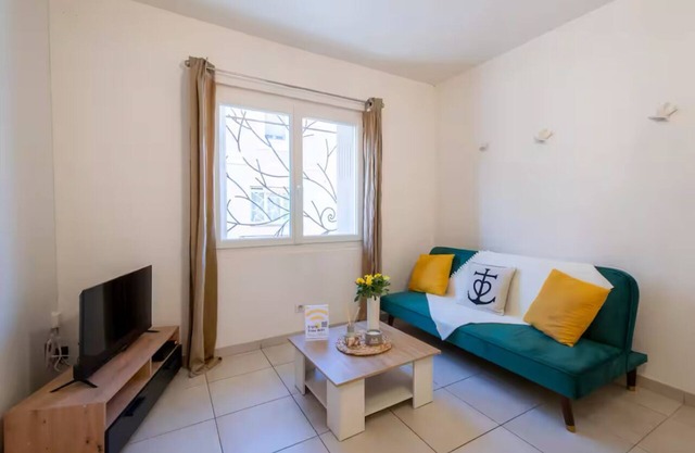 T2 Aigues Mortes 40 metres from the ramparts