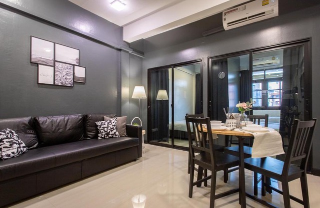 T5 2 Bedrooms/6guests/full kitchen/1 min to BTS