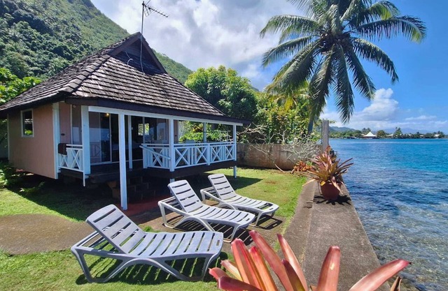 TAHITI - Bungalow Tiamao Tipanier Sea View