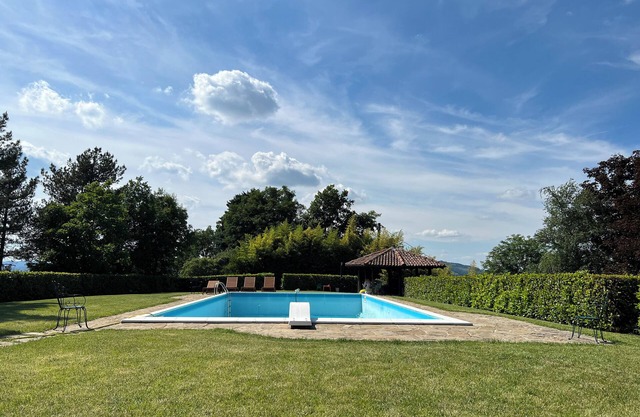 Tenuta il Bricco, luxury villa with private pool and park, panoramic view.
