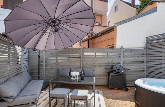 Terrace apartment | 5 rooms | Whirlpool | BBQ
