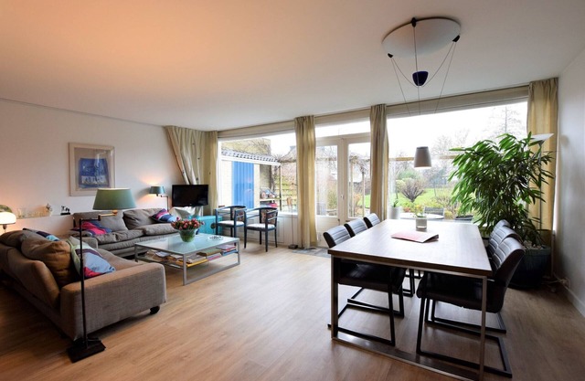 Terrace Apartment with Lush Garden