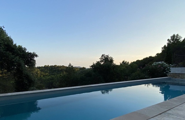 Terrace, garden, panoramic view, swimming pool, ideal for a couple alone or with 1 child