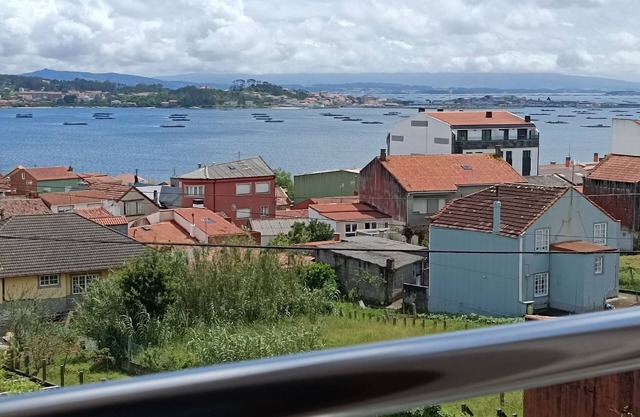 TERRAMAR APARTMENTS overlooking the sea near the beach in the Ria de Arousa.