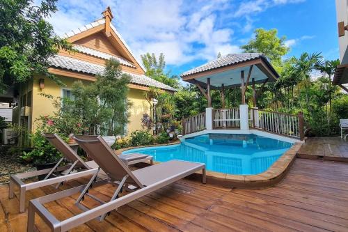 Thai Modern Villa with Salt Pool & Greenery Garden