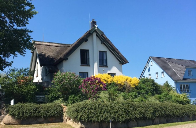 thatched house, direct sea view, idyllic location in vacation region Usedom