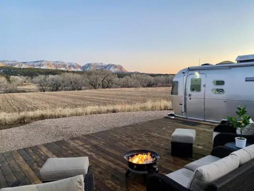The Airstream 1 at The Fields in East Zion