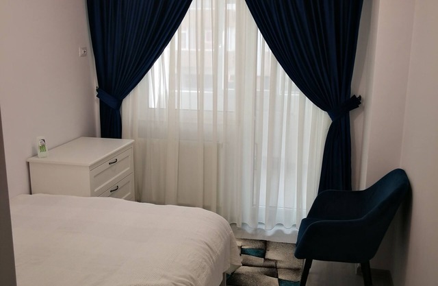 The apartment is placed in a condominium located in a residential complex.
