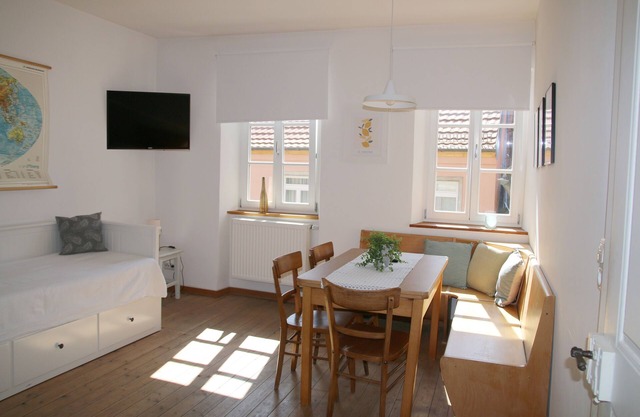 The apartment "THREE" in the former inn "To hell" in Marktbreit