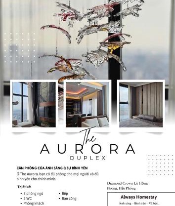 The Aurora By Always Homestay in Diamond Crown Hải Phòng