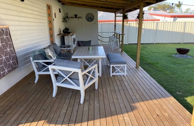 The Bay 44 is a 4 bedroom home, near the beach.