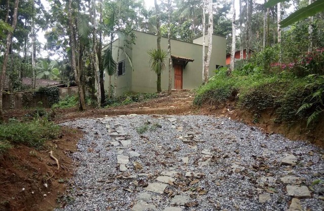 The beautiful forest house