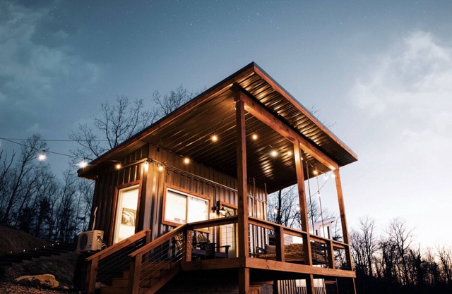 The Belvedere Box at On The Rocks Tiny Home Container
