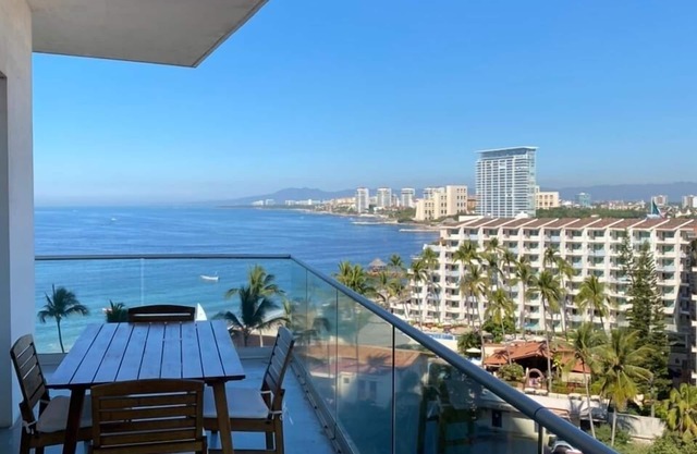 The best views of the sea, the mountains and the sunsets. Beachfrontn