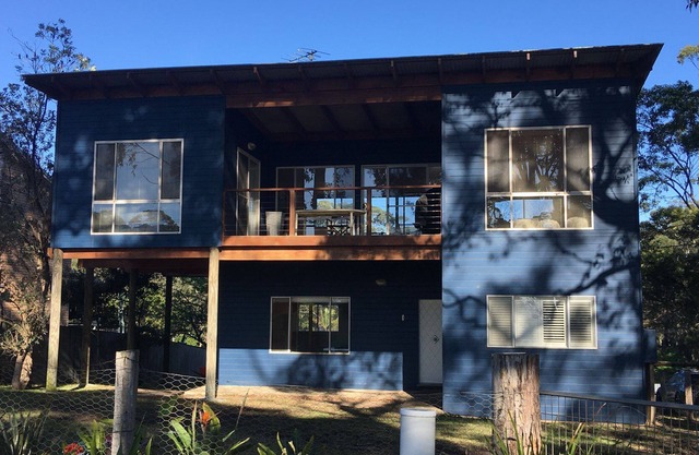 The Blue House at South Durras