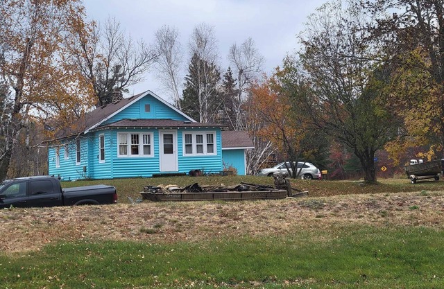The Blue Lakeside House
