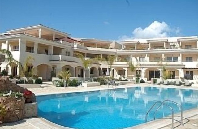 The complex has a sauna and fitness room, health spa, jacuzzis, outdoor pools,