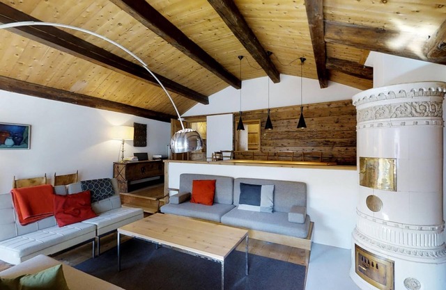 The Engadine house was originally built in 1550 and restored in 1969, since then