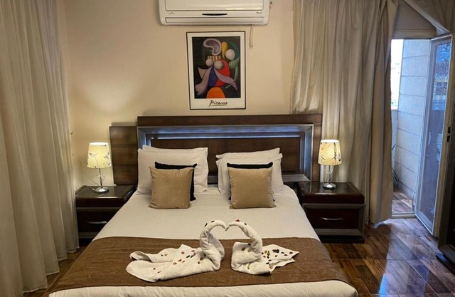 The grand Egyptian museum apartment