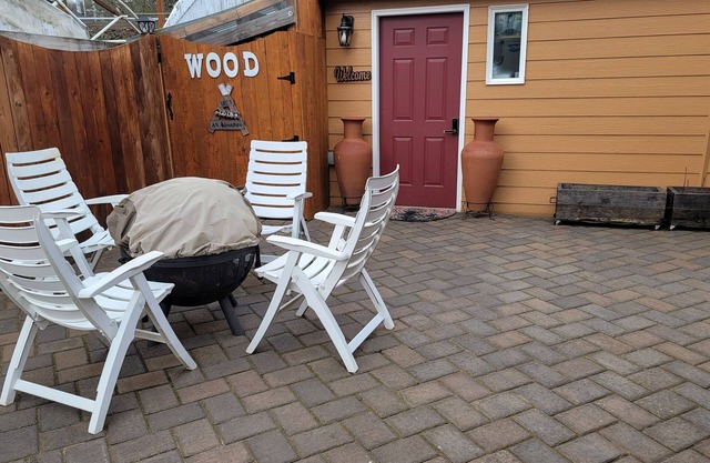 The Guesthouse Fire pit.