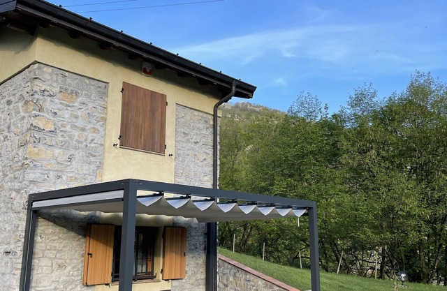 The House Between the Lakes.nA unique place between Lake Como and Lake Lugano.