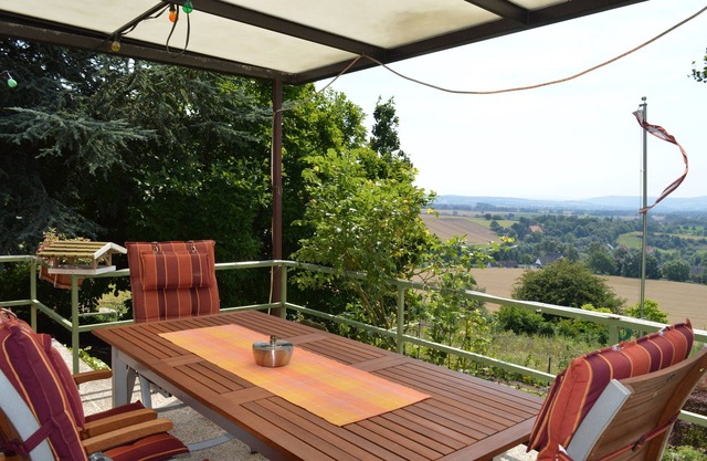 The house with a view - under the crest of the Weser Mountains