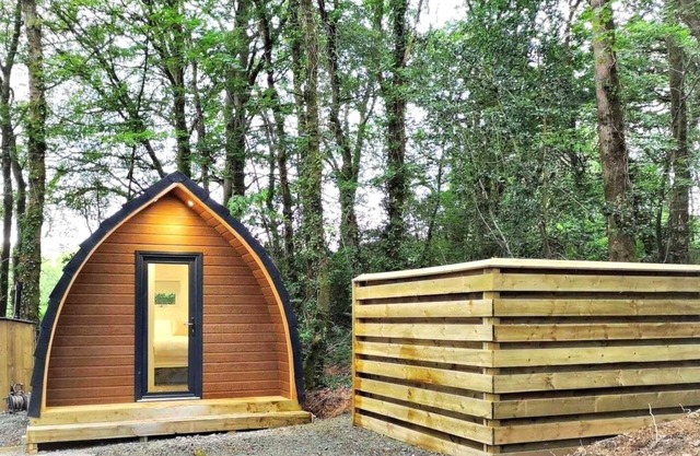 The KaoPod-Hot Tub-Woodland Lodges-St Clears-Carmarthen