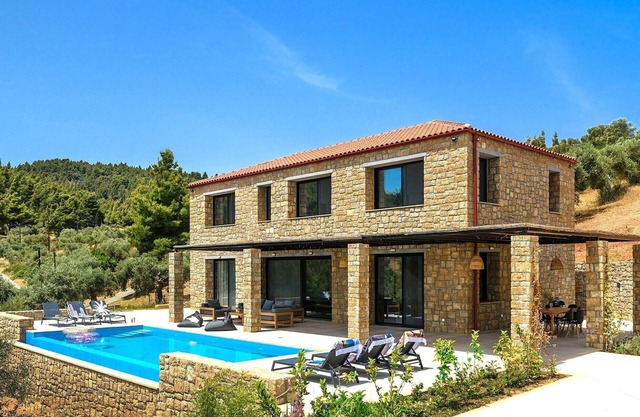 The Mavrolitharo Residence, new stone built villa.