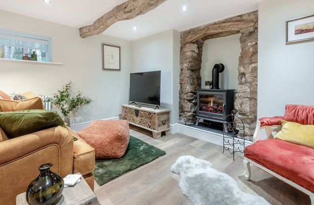 The Nook is a luxurious, one-bedroom cottage.