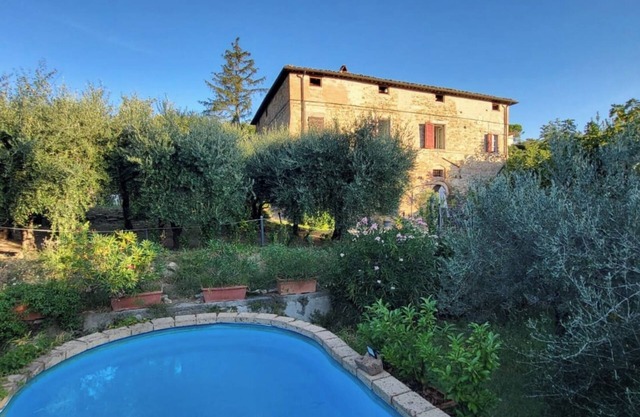 The Olivella, former parsonage of 1600 olive trees and herbs with pool