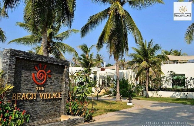 The seaside resort